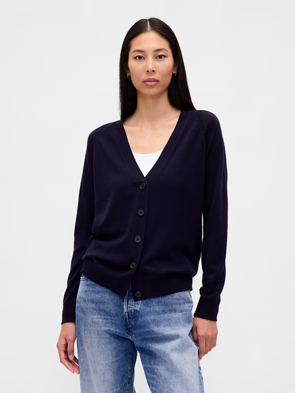GAP 100% merino wool boyfriend cardigan
